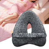 Maxbell Knee Pillow for Side Sleepers Soft Leg Pillow for Side Sleeping for Home Use gray