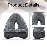 Maxbell Knee Pillow for Side Sleepers Soft Leg Pillow for Side Sleeping for Home Use gray