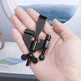 Maxbell Portable Door Lock Adjustable for Home Security for Bedroom Apartment School Black