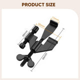 Maxbell Portable Door Lock Adjustable for Home Security for Bedroom Apartment School Black