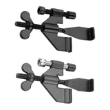 Maxbell Portable Door Lock Adjustable for Home Security for Bedroom Apartment School Black