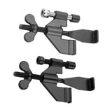 Maxbell Portable Door Lock Adjustable for Home Security for Bedroom Apartment School Black