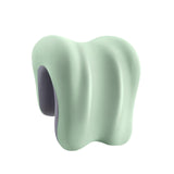 Maxbell Neck Support for Office Chair Washable Non Slip Desk Sleeping Napping Pillow green