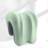 Maxbell Neck Support for Office Chair Washable Non Slip Desk Sleeping Napping Pillow green