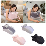 Maxbell Relaxing Prone Pillow Leg Elevations Pillow for Bed Reading Living Room Beds Gray