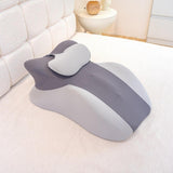Maxbell Relaxing Prone Pillow Leg Elevations Pillow for Bed Reading Living Room Beds Gray