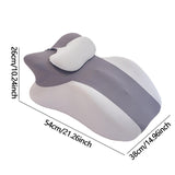 Maxbell Relaxing Prone Pillow Leg Elevations Pillow for Bed Reading Living Room Beds Gray