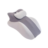 Maxbell Relaxing Prone Pillow Leg Elevations Pillow for Bed Reading Living Room Beds Gray