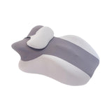 Maxbell Relaxing Prone Pillow Leg Elevations Pillow for Bed Reading Living Room Beds Gray