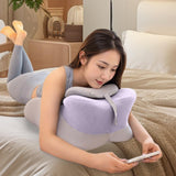Maxbell Relaxing Prone Pillow Leg Elevations Pillow for Bed Reading Living Room Beds Violet
