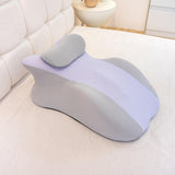 Maxbell Relaxing Prone Pillow Leg Elevations Pillow for Bed Reading Living Room Beds Violet