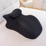 Maxbell Relaxing Prone Pillow Leg Elevations Pillow for Bed Reading Living Room Beds Black