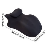 Maxbell Relaxing Prone Pillow Leg Elevations Pillow for Bed Reading Living Room Beds Black