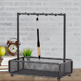 Maxbell Chinese Calligraphy Brush Holder for Study Room Calligraphy Lovers Beginners Black