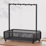 Maxbell Chinese Calligraphy Brush Holder for Study Room Calligraphy Lovers Beginners Black