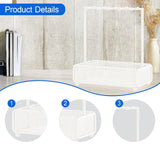 Maxbell Chinese Calligraphy Brush Holder for Study Room Calligraphy Lovers Beginners White