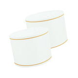 Maxbell 2Pcs Table Lamp Shades Set Decor Light Covers for Dining Room Office Kitchen White