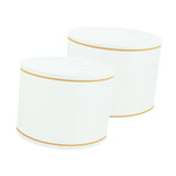 Maxbell 2Pcs Table Lamp Shades Set Decor Light Covers for Dining Room Office Kitchen White