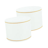 Maxbell 2Pcs Table Lamp Shades Set Decor Light Covers for Dining Room Office Kitchen White