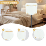 Maxbell 2Pcs Table Lamp Shades Set Decor Light Covers for Dining Room Office Kitchen White