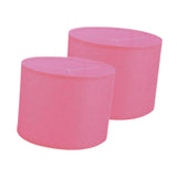 Maxbell 2Pcs Table Lamp Shades Set Decor Light Covers for Dining Room Office Kitchen Pink