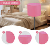 Maxbell 2Pcs Table Lamp Shades Set Decor Light Covers for Dining Room Office Kitchen Pink