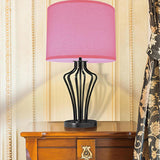 Maxbell 2Pcs Table Lamp Shades Set Decor Light Covers for Dining Room Office Kitchen Pink