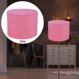 Maxbell 2Pcs Table Lamp Shades Set Decor Light Covers for Dining Room Office Kitchen Pink