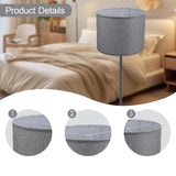 Maxbell 2Pcs Table Lamp Shades Set Decor Light Covers for Dining Room Office Kitchen Dark Gray