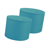 Maxbell 2Pcs Table Lamp Shades Set Decor Light Covers for Dining Room Office Kitchen Blue