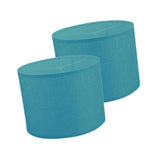 Maxbell 2Pcs Table Lamp Shades Set Decor Light Covers for Dining Room Office Kitchen Blue