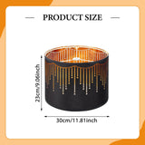 Maxbell 2x Drum Lampshades Elegant Creative Drum Lamp Shade for Table Bedside Floor