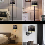 Maxbell 2x Drum Lampshades Elegant Creative Drum Lamp Shade for Table Bedside Floor