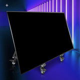Maxbell Low Height Mobile TV Stand Sturdy Metal Versatile Monitor Floor Stand Holder