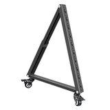 Maxbell Low Height Mobile TV Stand Sturdy Metal Versatile Monitor Floor Stand Holder
