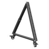 Maxbell Low Height Mobile TV Stand Sturdy Metal Versatile Monitor Floor Stand Holder