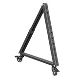 Maxbell Low Height Mobile TV Stand Sturdy Metal Versatile Monitor Floor Stand Holder