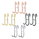 Maxbell 2Pcs over Door Shower Hook Decor Coat Rack for Entryway Bedroom Baseball Cap Rose Gold