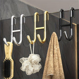 Maxbell 2Pcs over Door Shower Hook Decor Coat Rack for Entryway Bedroom Baseball Cap Rose Gold