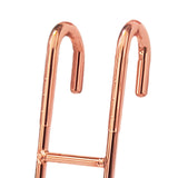 Maxbell 2Pcs over Door Shower Hook Decor Coat Rack for Entryway Bedroom Baseball Cap Rose Gold