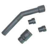 Maxbell Vacuum Cleaner Hose Sturdy Flexible with Four Connector 2.5 M Black Fittings
