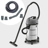 Maxbell Vacuum Cleaner Hose Sturdy Flexible with Four Connector 2.5 M Black Fittings