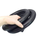 Maxbell Vacuum Cleaner Hose Sturdy Flexible with Four Connector 2.5 M Black Fittings