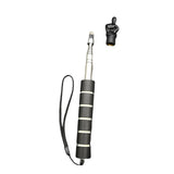 Maxbell Telescopic Teacher Pointer Portable Hand Pointer for Conference Presentation Sponge Cover Black