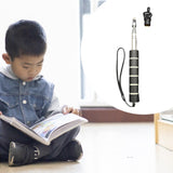 Maxbell Telescopic Teacher Pointer Portable Hand Pointer for Conference Presentation Sponge Cover Black