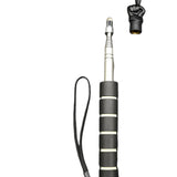 Maxbell Telescopic Teacher Pointer Portable Hand Pointer for Conference Presentation Sponge Cover Black