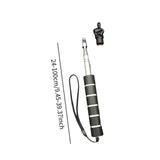 Maxbell Telescopic Teacher Pointer Portable Hand Pointer for Conference Presentation Sponge Cover Black