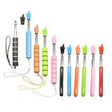 Maxbell Telescopic Teacher Pointer Portable Hand Pointer for Conference Presentation Sponge Cover Black