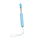 Maxbell Telescopic Teacher Pointer Portable Hand Pointer for Conference Presentation Sponge Cover Blue