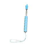 Maxbell Telescopic Teacher Pointer Portable Hand Pointer for Conference Presentation Sponge Cover Blue
